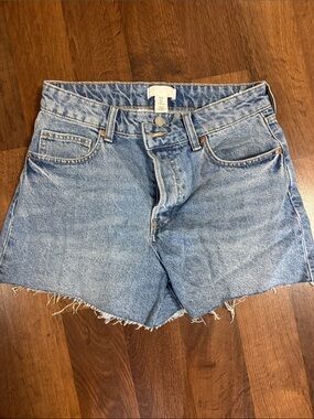 H&M Light Blue Denim Cutoff Shorts